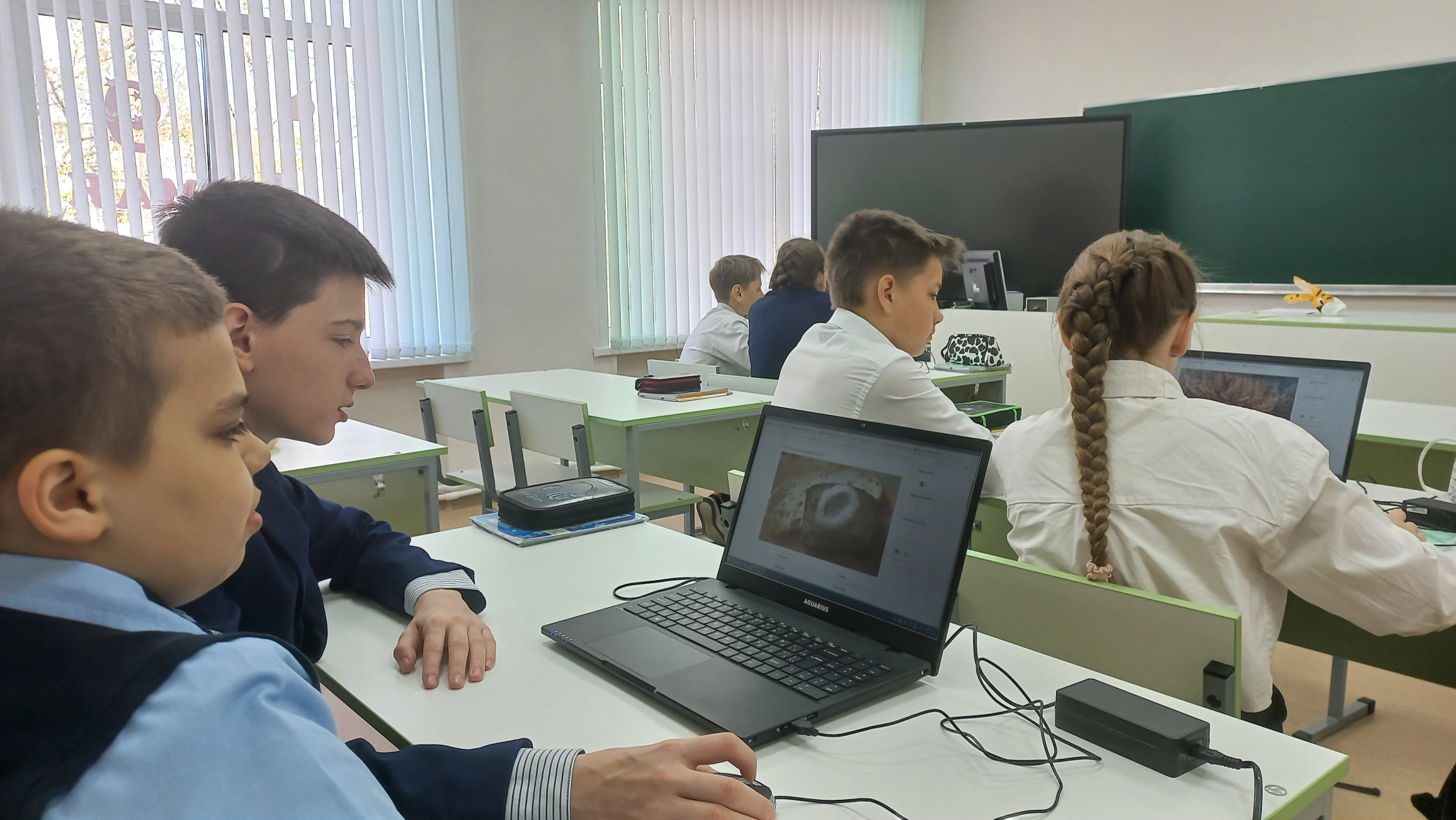 Урок биологии.